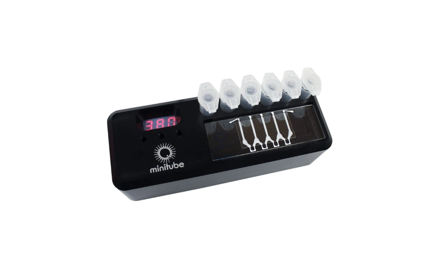 6个试管和1个载玻片的移动式加热装置