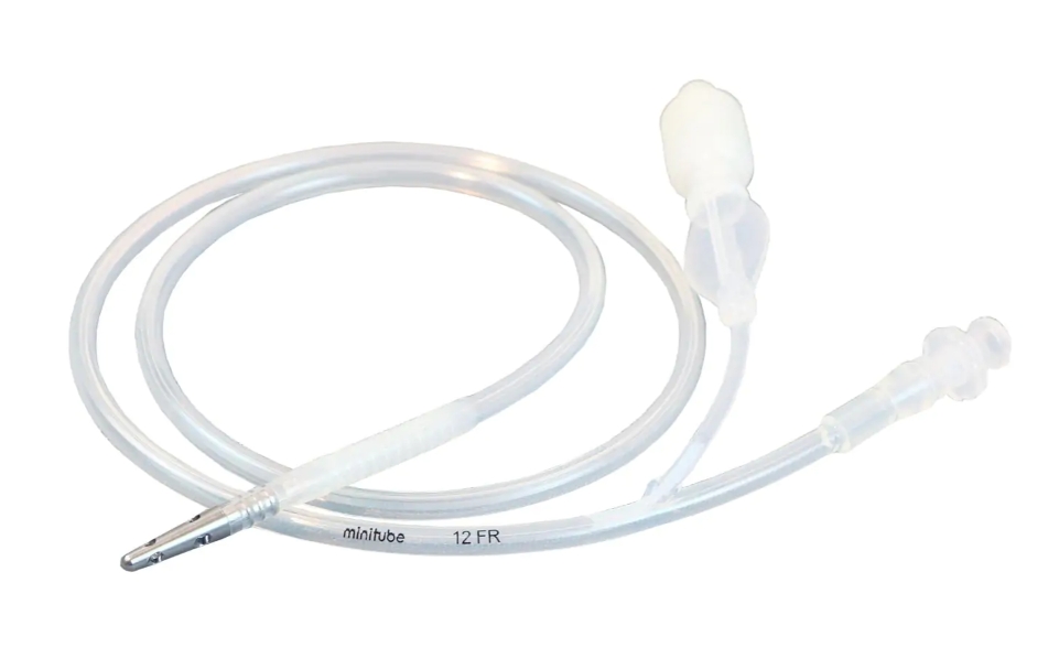 硅胶 ET 冲洗导管 CH 12，带不锈钢尖端