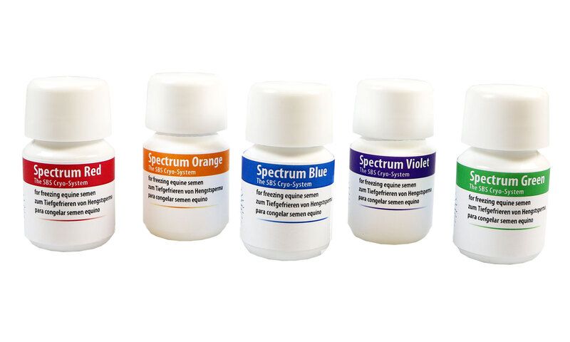 SBS CryoSystem Spectrum equine freezing extenders, 30 ml