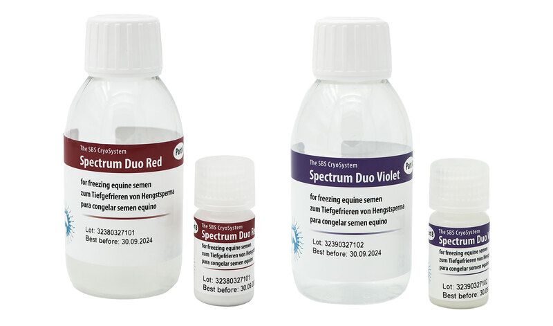  SBS CryoSystem Spectrum Duo equine freezing extenders