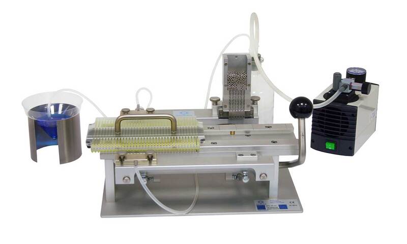SFS, semiautomatic filling and sealing machine, 0.5 ml straws