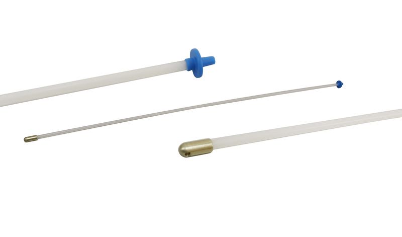 Equine ET pipette for 0.5 ml straws, with side opening