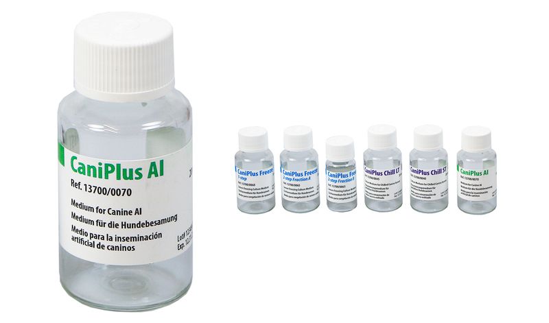 CaniPlus AI, medium for thawing canine semen and AI