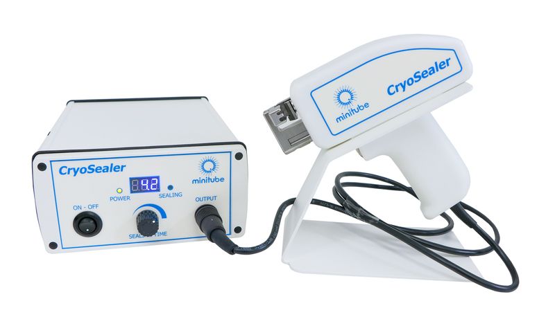 CryoSealer, manual ultrasonic sealer for straws